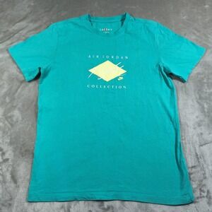Air Jordan Shirt Mens Large Green Flight Nike Michael Jordan Basketball